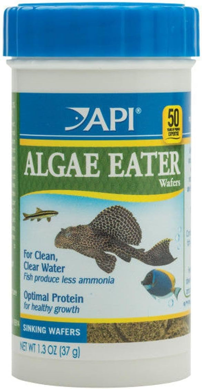 ALGAE EATER WAFERS Algae Wafer Fish Food 3.7-Ounce Container